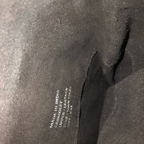 Matisse Black genuine Suede slouch knee High  Tall boots sz 9 - Picture 7 of 8